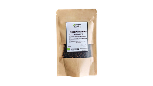 GREEN FOODS, BLACK PEPPER WHOLE 50G BIO