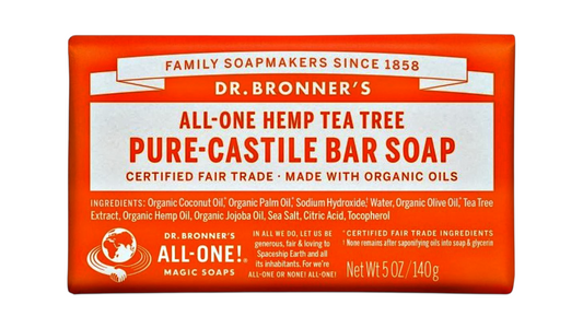 Dr. Bronners, Castile Tea Tree Soap Bar 140G