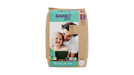 Bambo Nature Eco Nappies Paper Packaging – Size 6 XXL (16+kg)