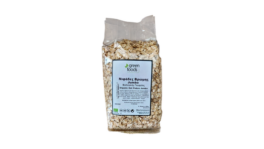Green Foods, Oat Flakes Jumbo Bio 400g