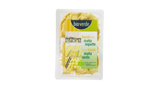 Bio Verde, Ravioli With Ricotta Rucola 250G Bio
