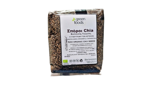 GREEN FOODS, CHIA SEEDS 400G BIO