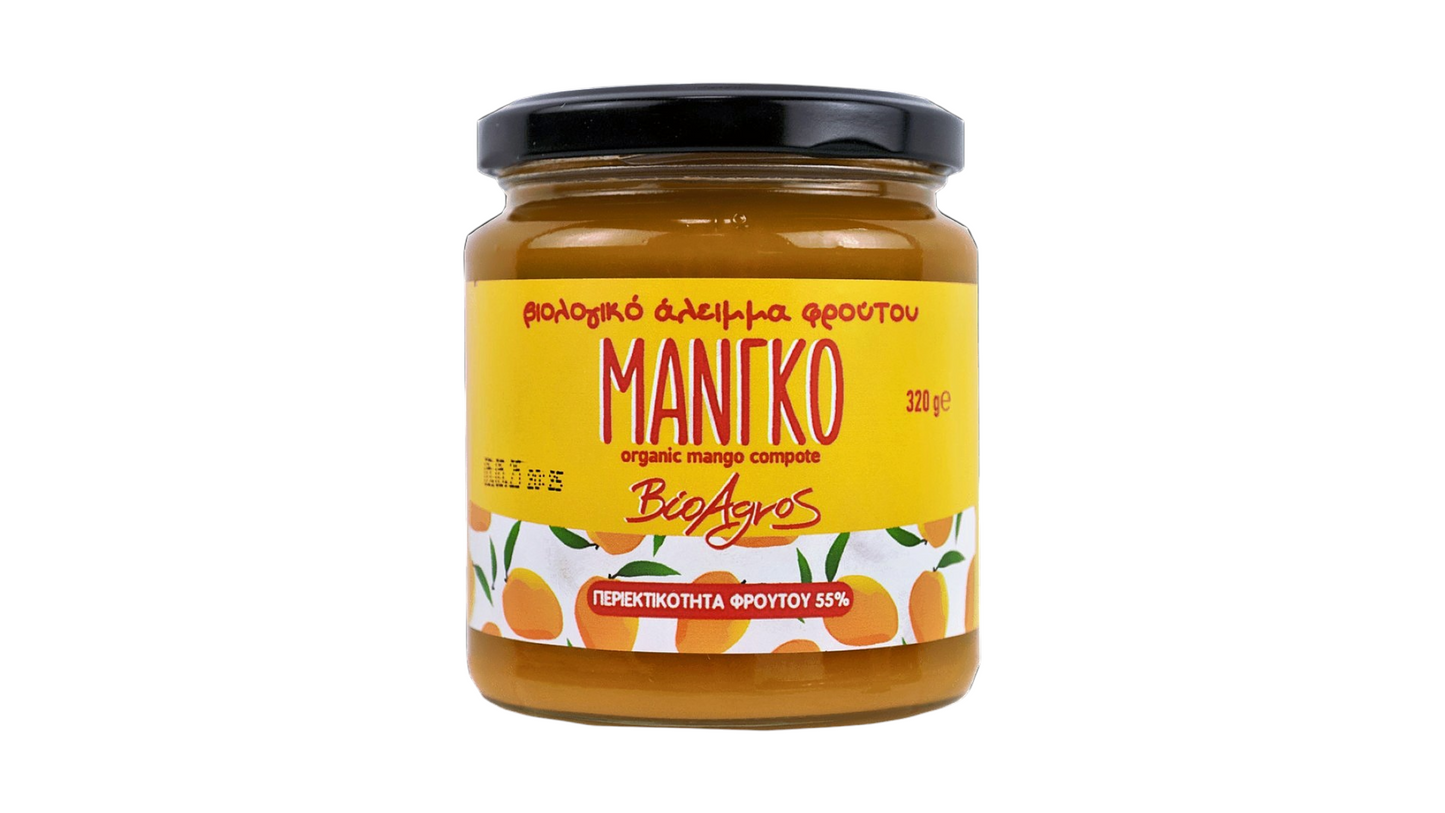 Mango Jam BIO Sugar Free 320g Bioagros
