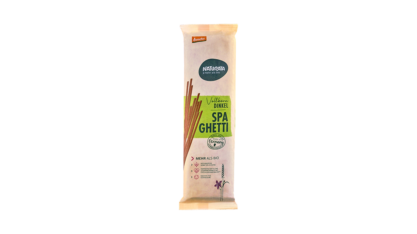 Spaghetti Spelt ΒIO Wholegrain 500g Naturata