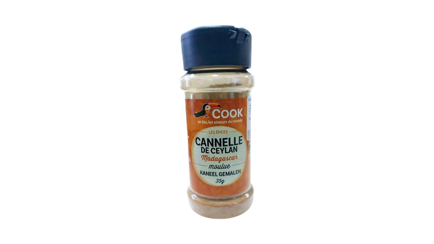 COOK, CINNAMON CEYLON GROUND 35G BIO