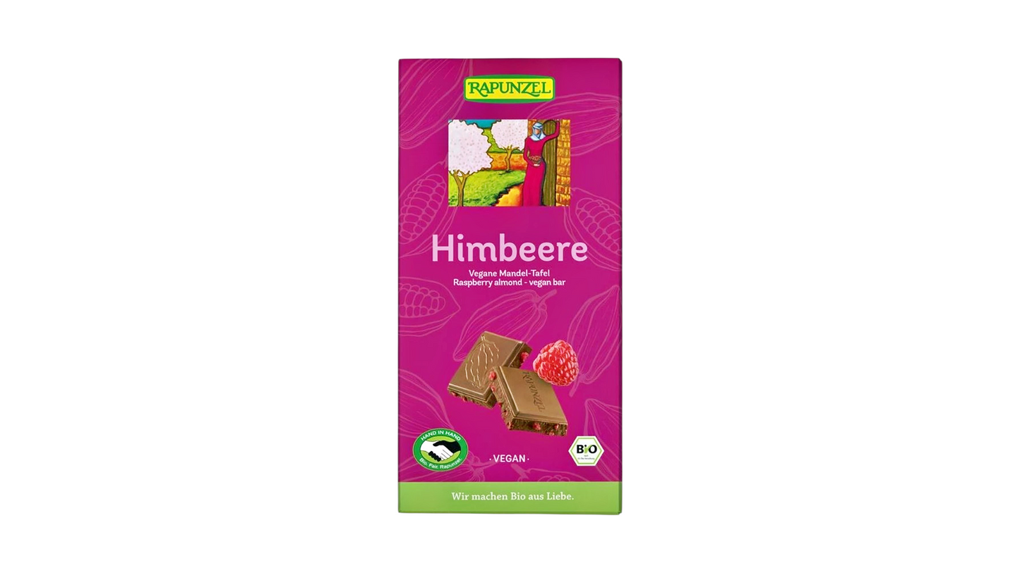 Chocolate Vegan BIO With Raspberry 100g Rapunzel
