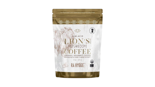 Rå Hygge, BIO Lions Mane Mushroom Coffee, Espresso Ground, 227g