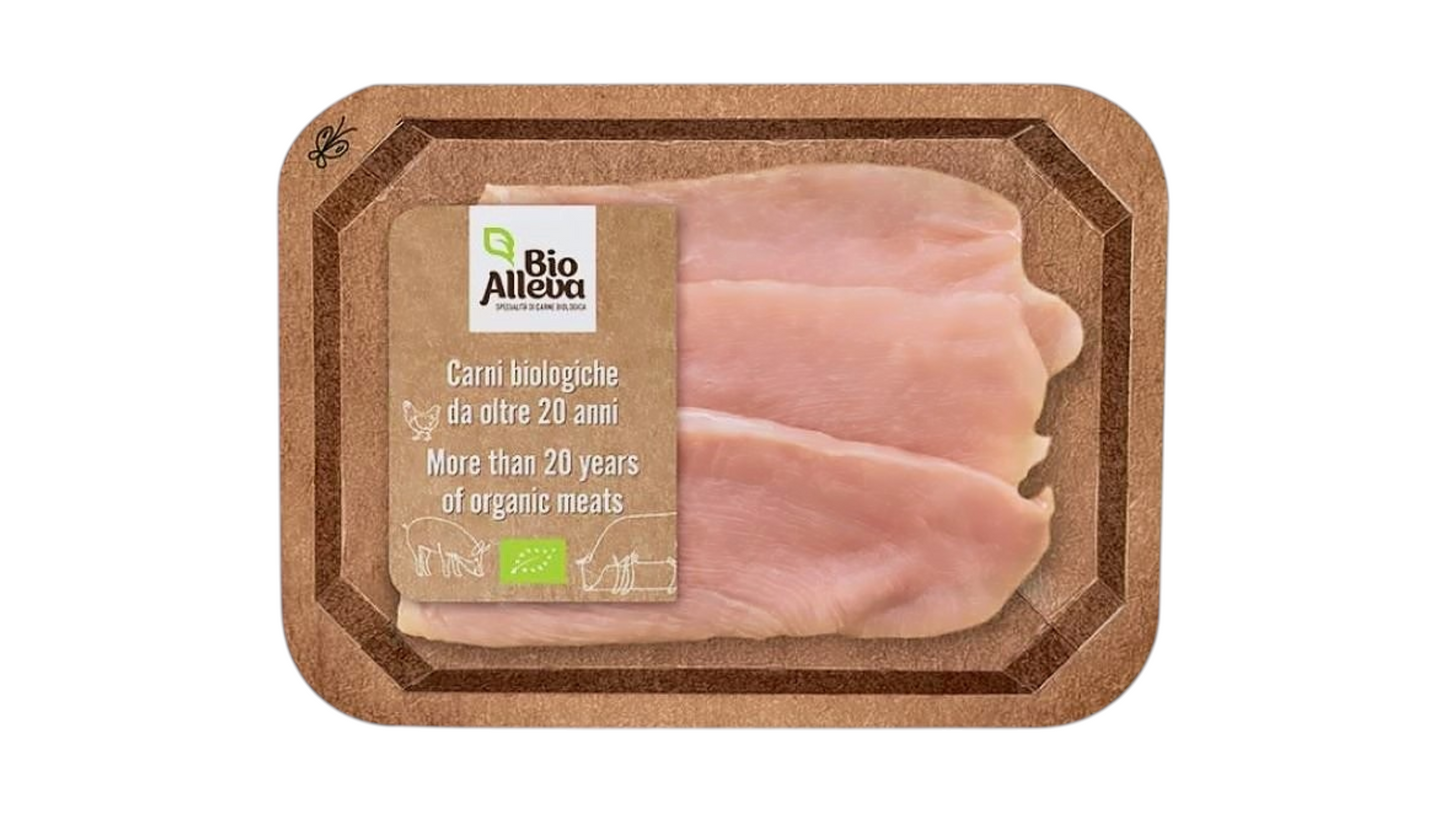 Frozen Bio Turkey Breast Sliced BioAlleva approx 360g