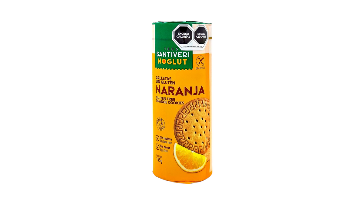 Noglut, Digestive Orange Biscuits 200G Gluten Free