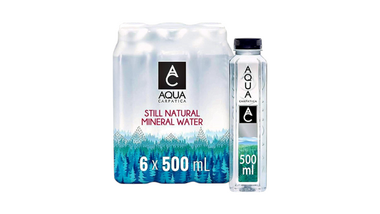 Aqua Carpatica Natural Mineral Water PET 500ml (6 pack)