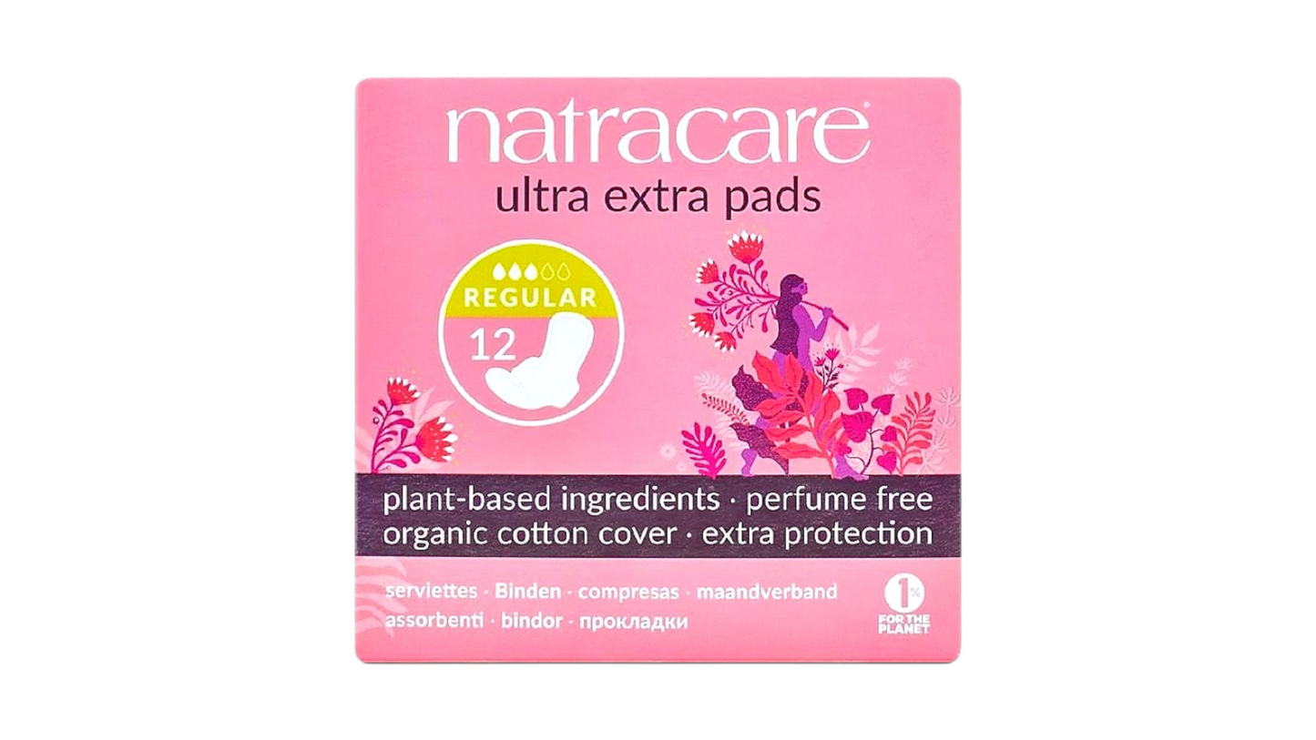 Natracare, Ultra Extra Pads Wings Normal 12Pcs