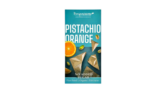 Benjamissimo, Pistachio Orange Chocolate No Added Sugar 60G Bio