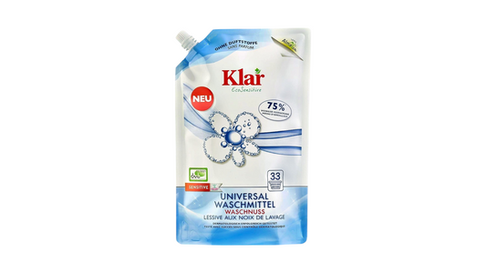 Washing Liquid Detergent Hypoallergic, Soap Nuts, Without Scent 1.5L Klar