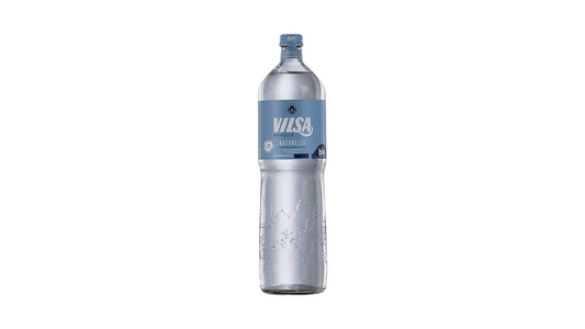Water BIO Natural Still Mineral In Glass Bottle 1L Vilsa Fountain