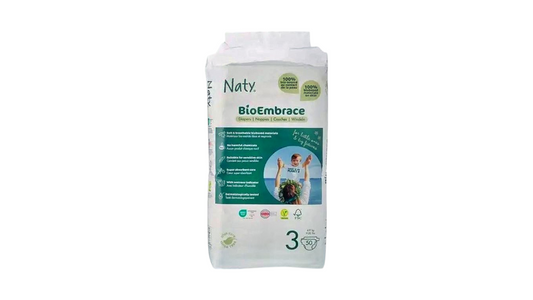 NATY, BABY NAPPIES NO3 4-9KG 50PCS