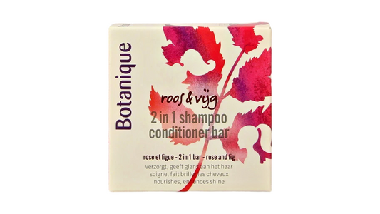 BOTANIQUE, 2 IN 1 SHAMPOO CONDITIONER BAR ROSE FIG 100G