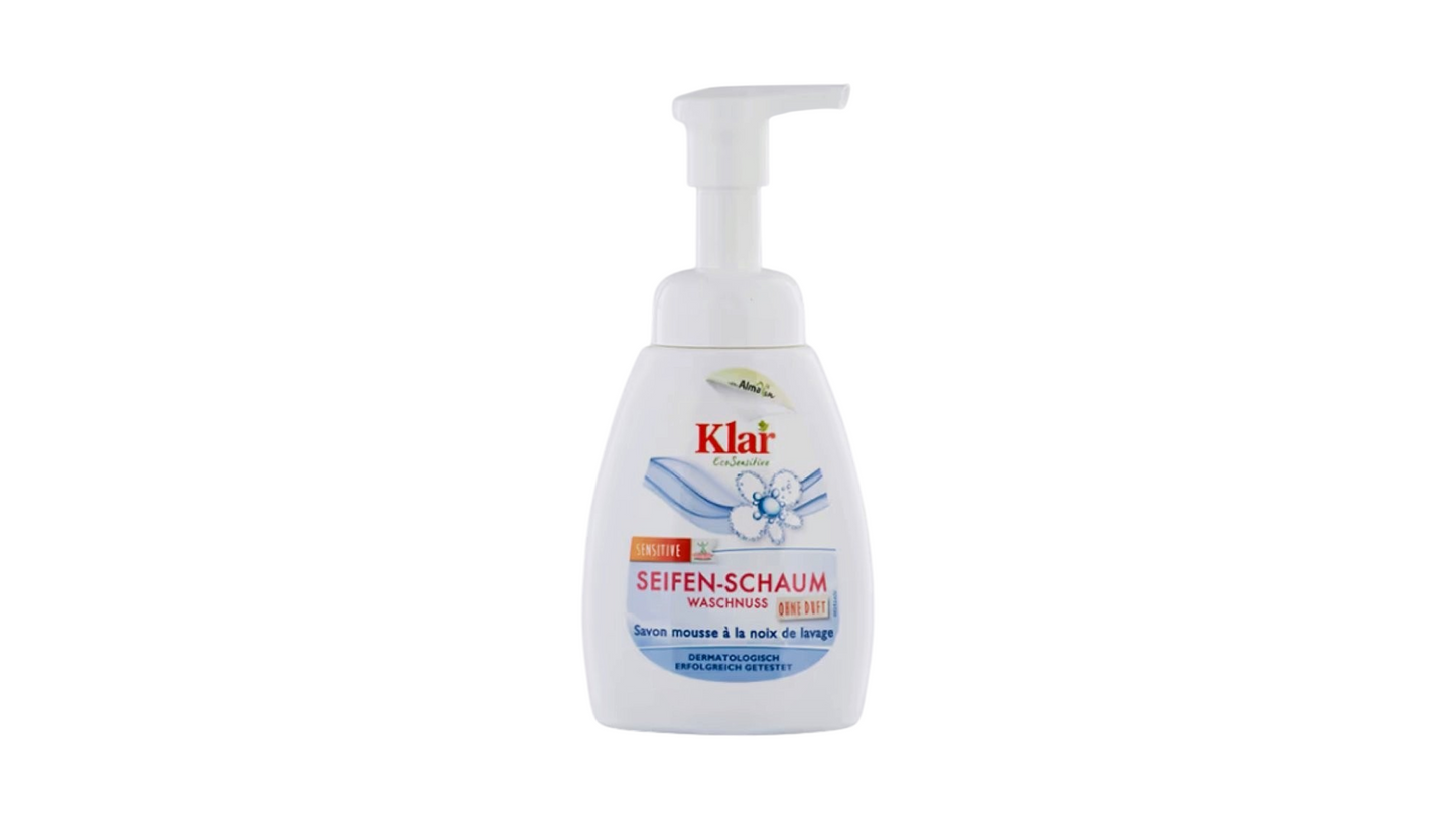 Hand Washing Foam From Soapnuts 240ml Klar