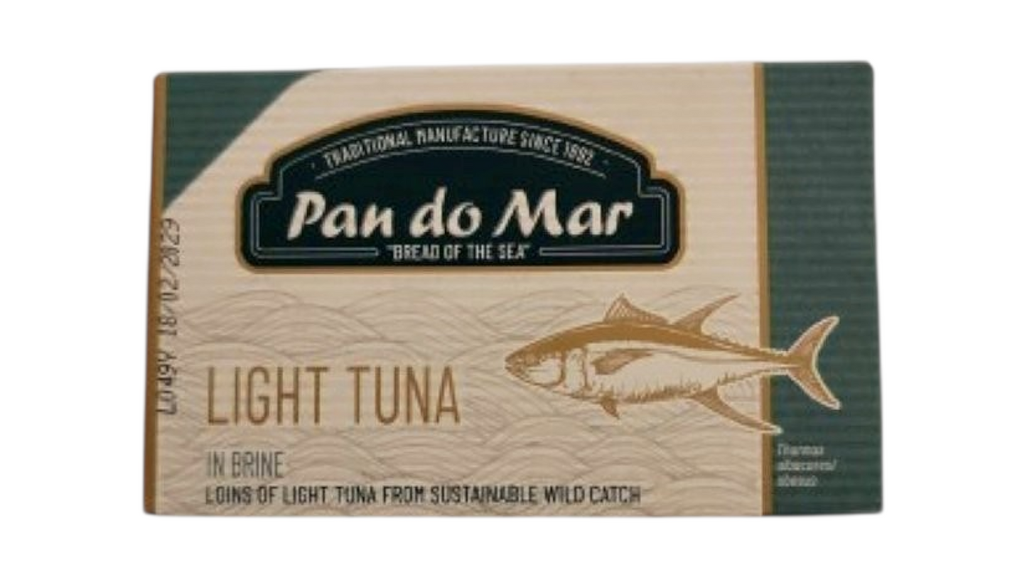 PANDOMAR, LIGHT YELLOW TUNA IN BRINE 120G