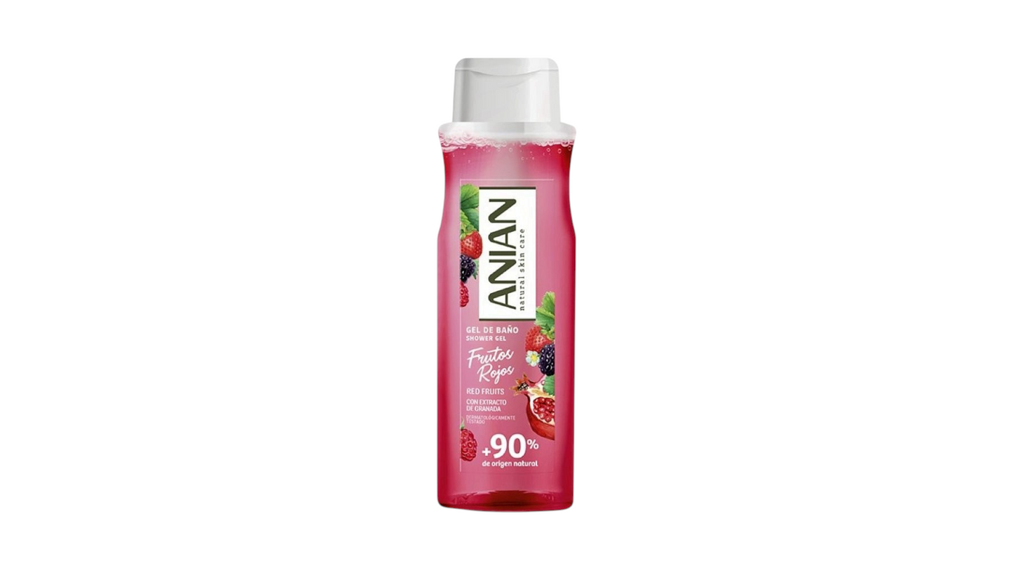 Shower Gel With Red Fruits 750ml Anian