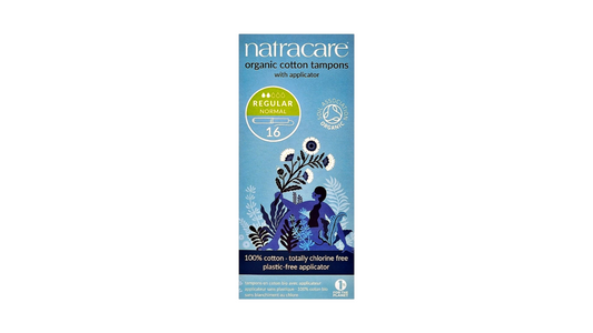 NATRACARE, COTTON TAMPON REGULAR WITH APPLICATOR 16pcs