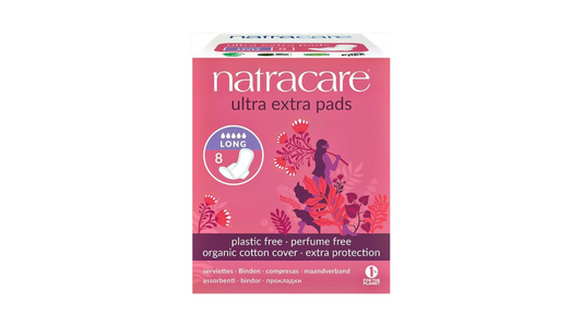 Natracare, Ultra Extra Pads Long 8Pcs