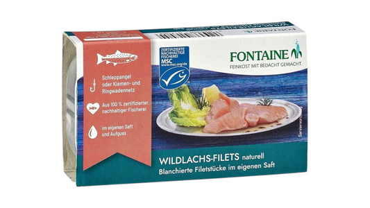 Wild Salmon In Brine 125g Fontaine