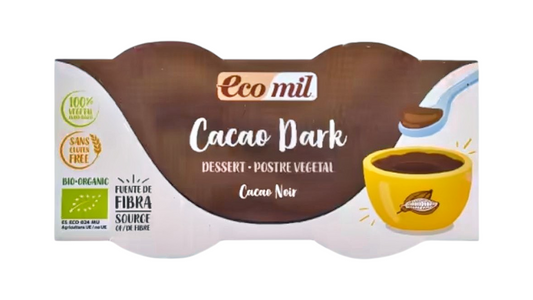 ECOMIL, DARK CACAO DESSERT 2X125G BIO