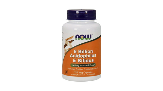 NOW, 8 BILLION ACIDOPHILUS BIFIDUS 120 VCAP