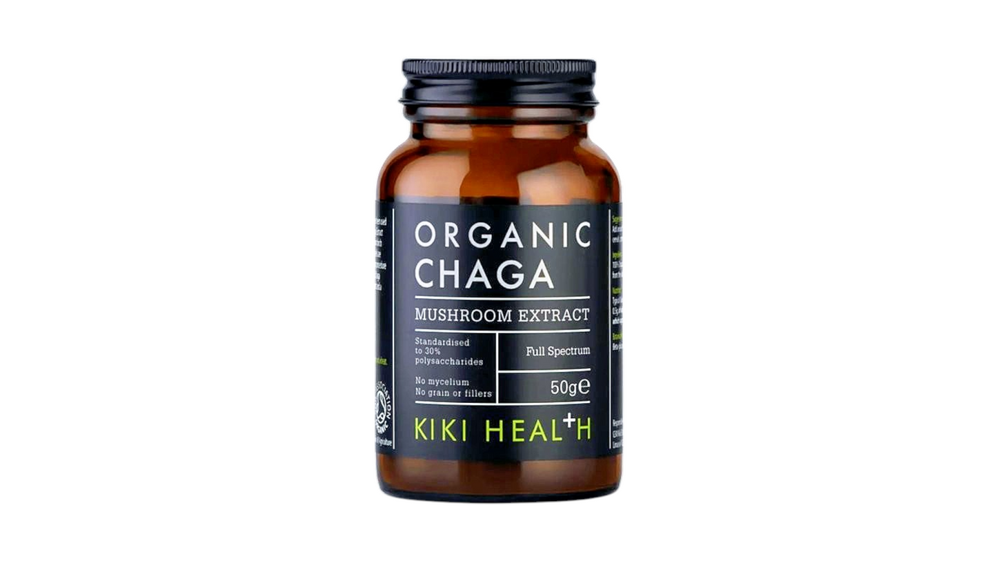 Kiki Health, Organic Chaga Mushroom Extract Powder, 50g