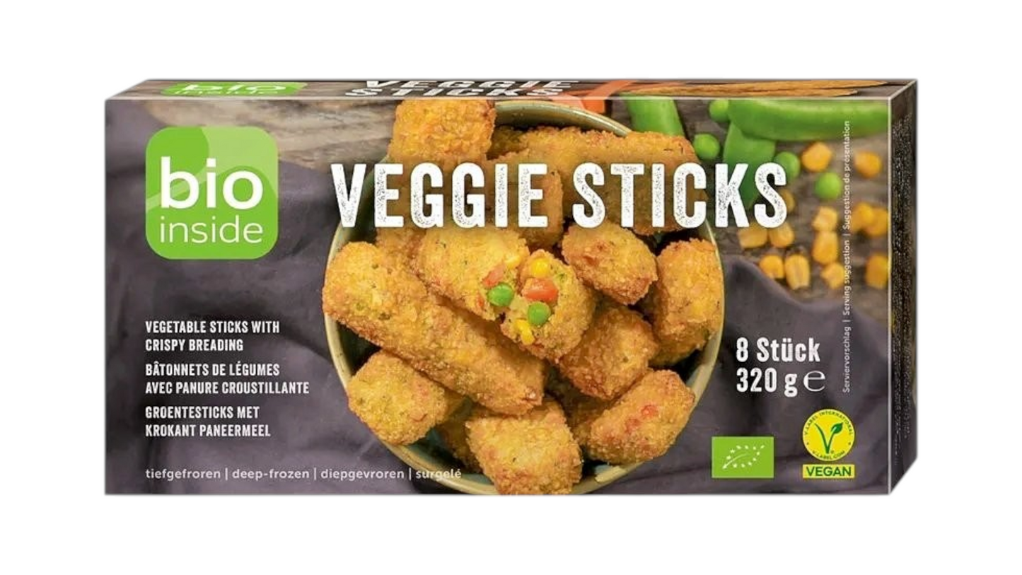 BIO INSIDE, VEGGIE STICKS 320G BIO