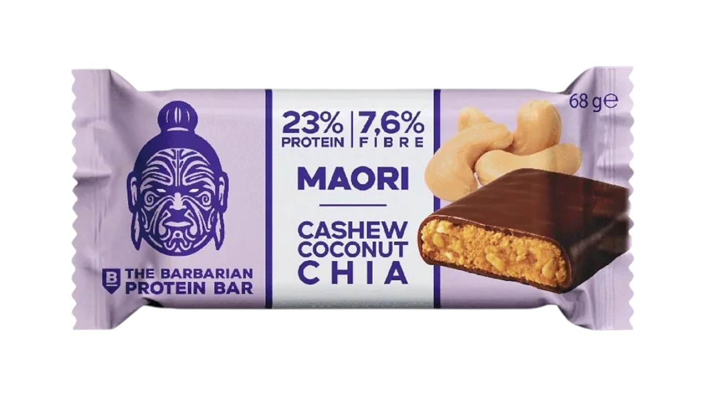 Raw Bar BIO Protein With Cashew And Coconut 68gr Τhe Barbarian