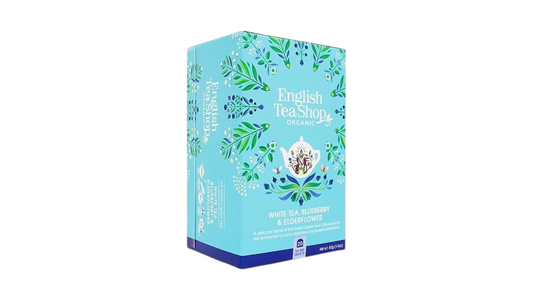 White Tea BIO With Blueberry And Elderflower 20bgs English Tea Shop