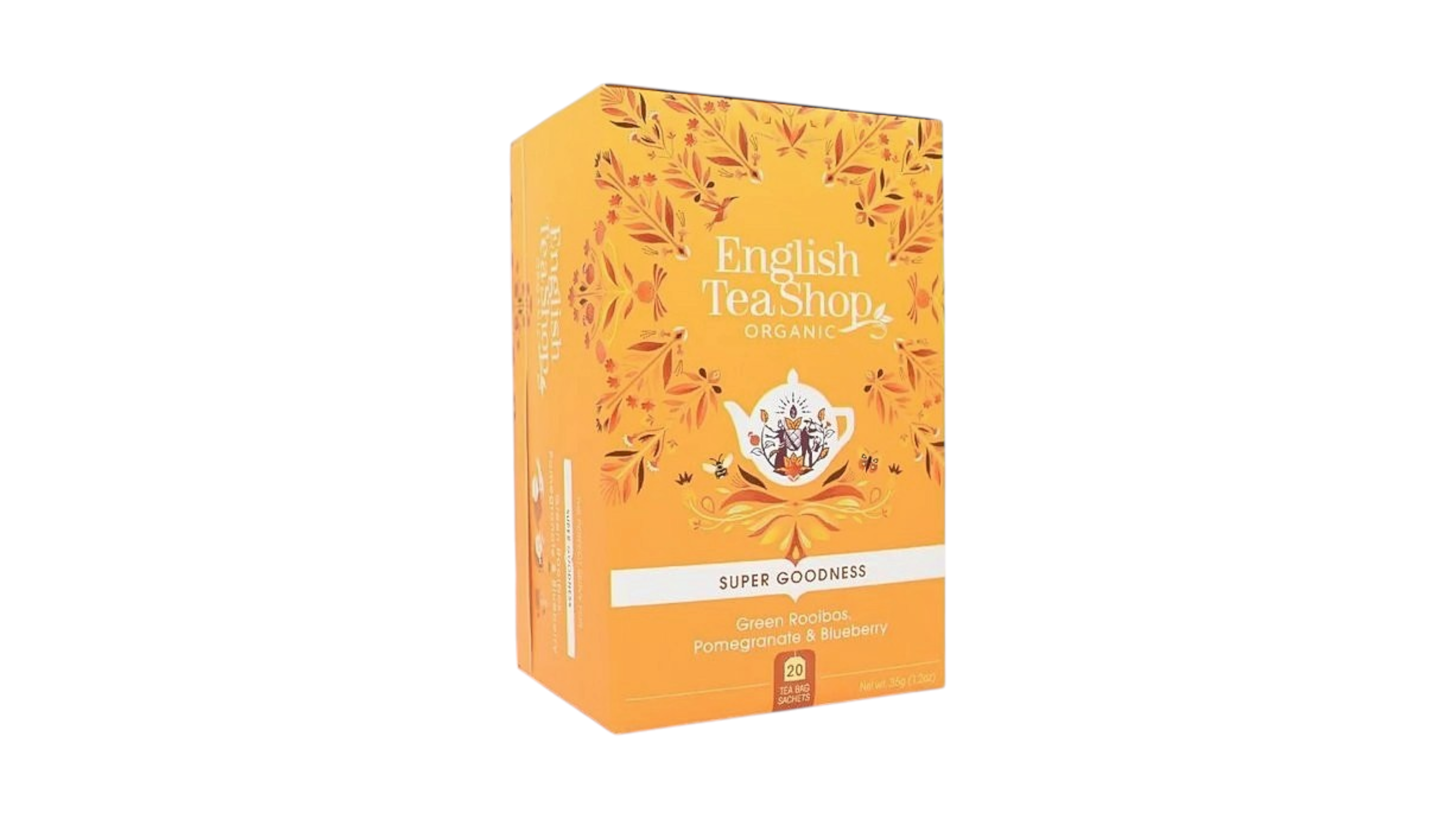 Green Rooibos Tea BIO With Pomegranate And Blueberry 20bgs English Tea ...