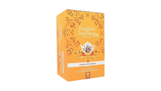 Green Rooibos Tea BIO With Pomegranate And Blueberry 20bgs English Tea Shop