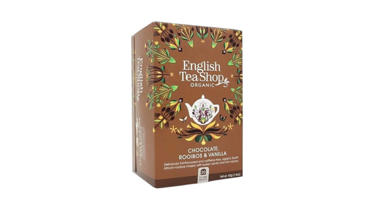 Chocolate Tea BIO With Rooibos And Vanilla 20bgs English Tea Shop