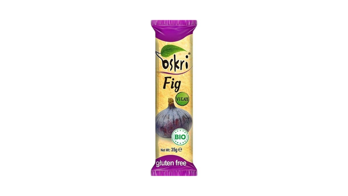 OSKRI, FIG BAR GLUTEN FREE 35G BIO