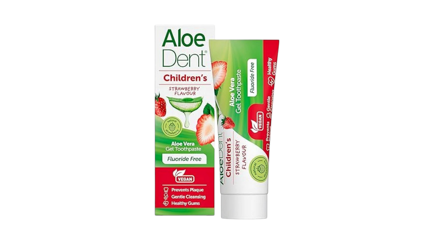 OPTIMA, ALOE DENT CHILDREN'S STRAWBERRY TOOTHPASTE 50ML