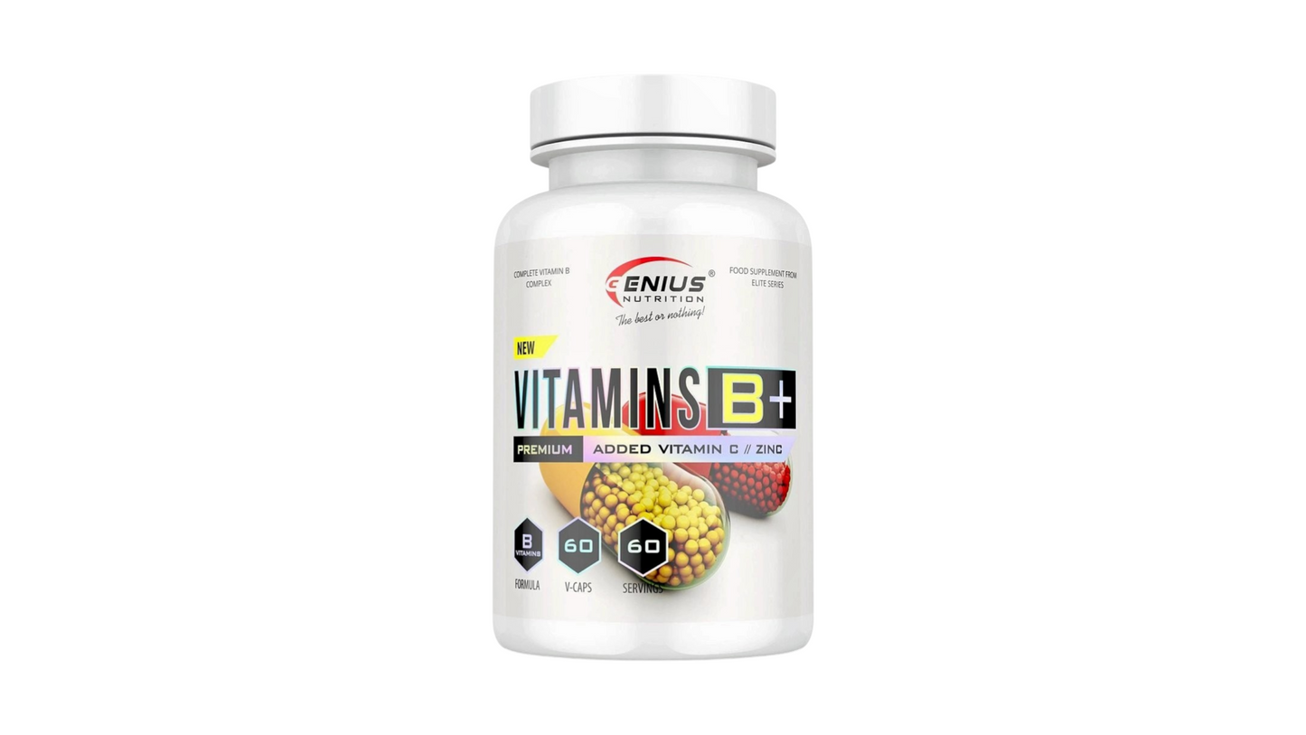 Vitamins B+ 60caps/60 Serv, Genius Nutrition
