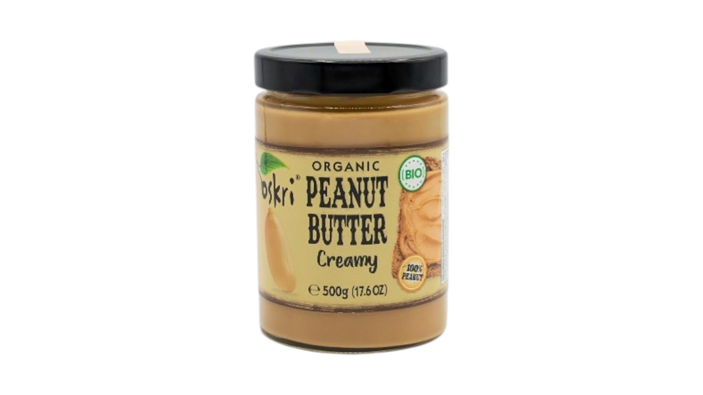 OSKRI, PEANUT BUTTER CREAMY 500G BIO