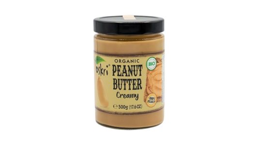 OSKRI, PEANUT BUTTER CREAMY 500G BIO