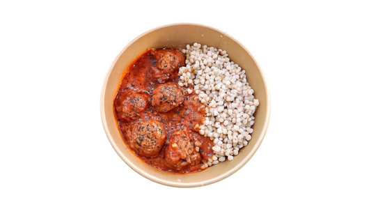 Gluten-free Meatballs in tomato sauce & Buckwheat (pre-order)