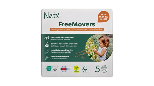 Naty, Baby Nappies Junior 20 Tem No5 12-18Kg