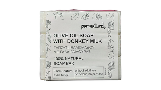Pur Naturel, Soap with Donkey Milk 3Pcs
