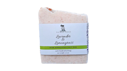Lavender & Lemongrass Himalayan Salt Soap Bar Vegan