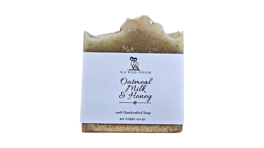 Oatmeal Milk & Honey Bar – Natural Gentle Cold Process – Sensitive Skin & Baby Care