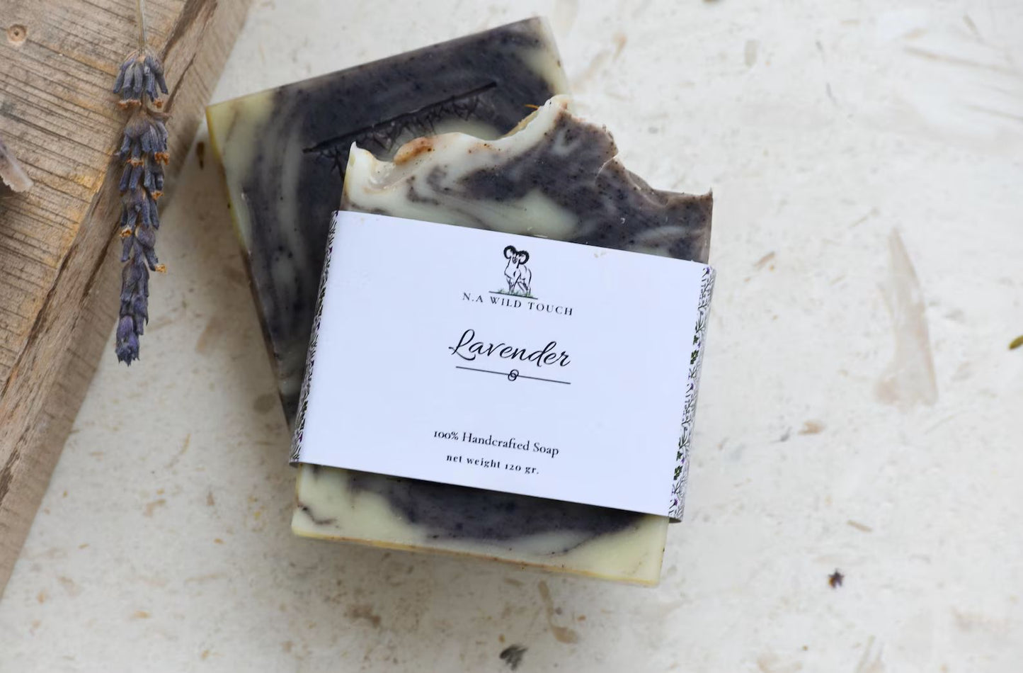 Lavender Soap Bar – Natural Vegan Cold Process – Handmade Essential Oil Skincare Gift
