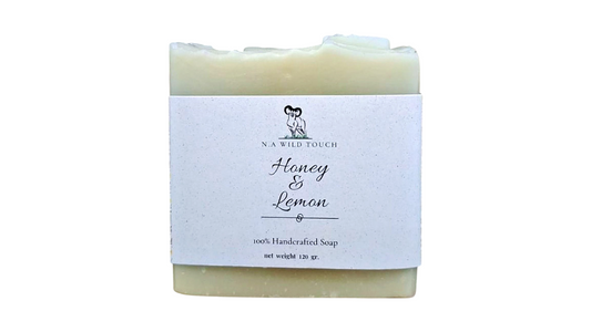 Honey Lemon Cold Process Soap – Vegan Citrus Bar, Natural Essential Oil