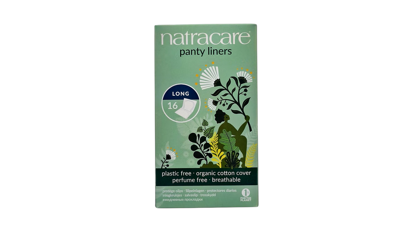 Natracare, Panty Liners Long Wraped 16Pcs