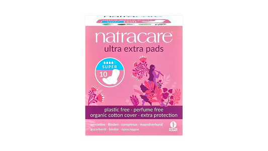 Natracare, Ultra Extra Super Pads Wings 10Pcs