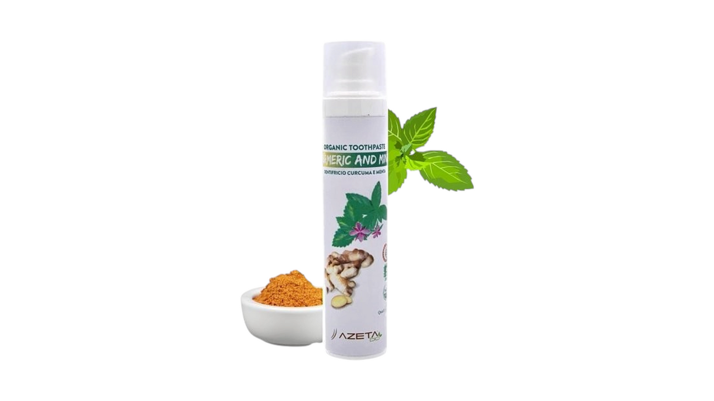 AZETAbio Toothpaste Curcuma and Mint Adult 50ml airless